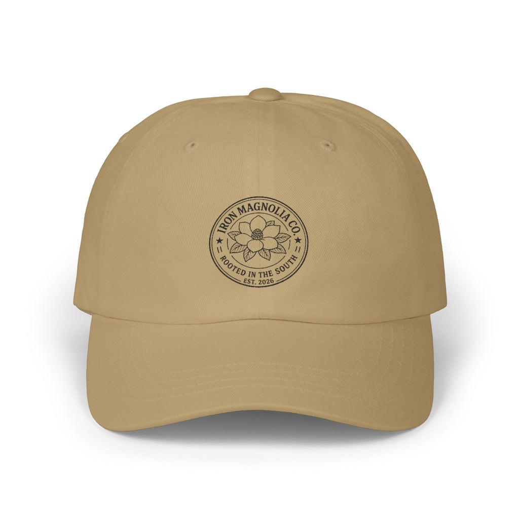 Vintage Compass Dad Cap — Adventure Logo Embroidered Baseball Hat