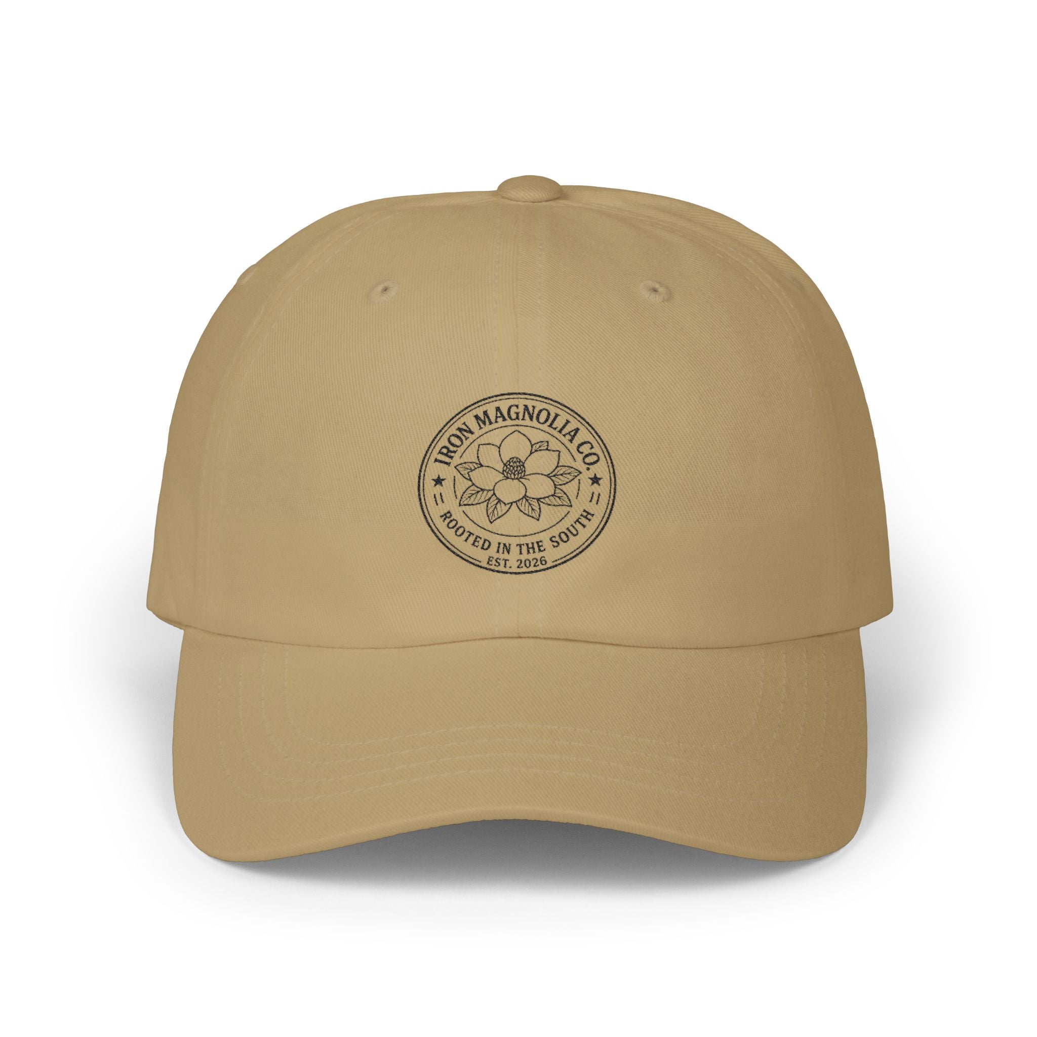 Vintage Compass Dad Cap — Adventure Logo Embroidered Baseball Hat