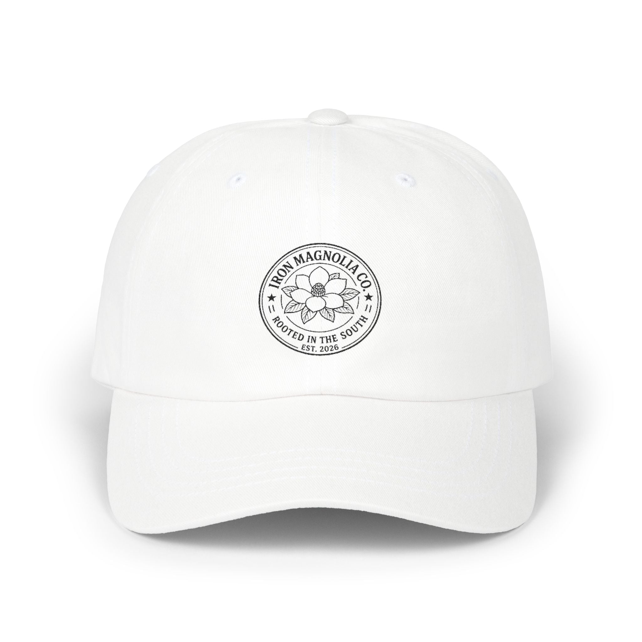 Vintage Compass Dad Cap — Adventure Logo Embroidered Baseball Hat