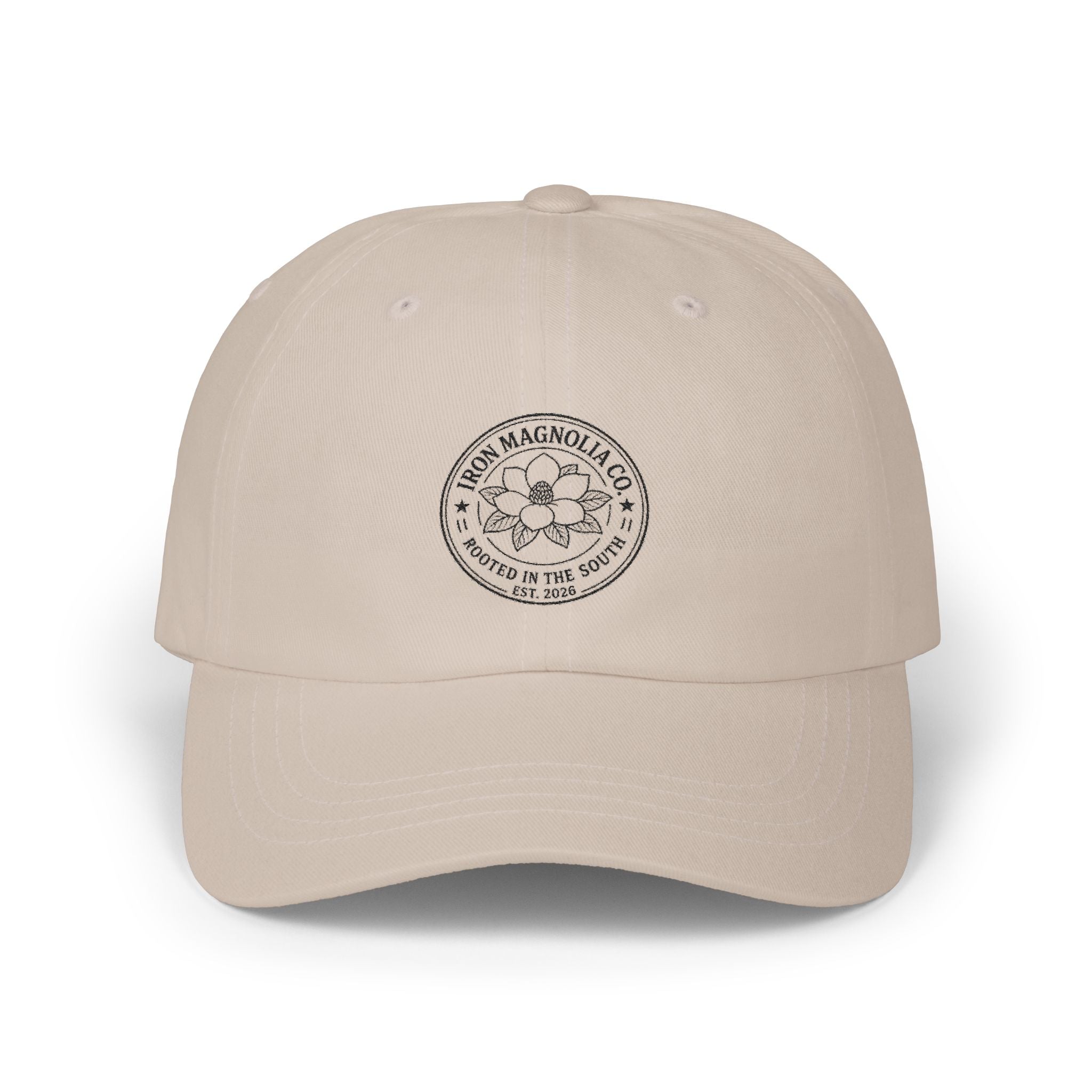 Vintage Compass Dad Cap — Adventure Logo Embroidered Baseball Hat